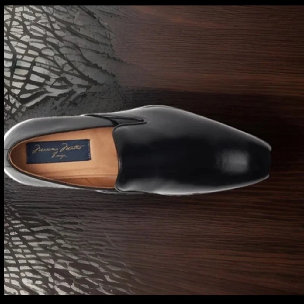 Massimo Matteo Slip-on Loafers Classic Loafer Leather & Padded Leather Insole 9M